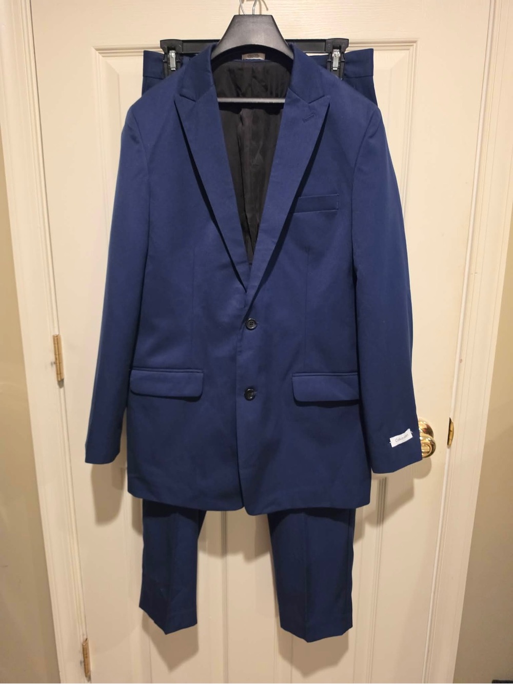 Calvin Klein Infinity Blue Kids Blazer wit Straight Leg Pants size 20 NWT